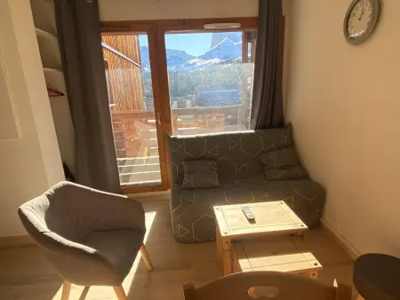 Appartement cosy 4 pers. au Dévoluy, balcon sud et vue Pic de Bure : photo 3