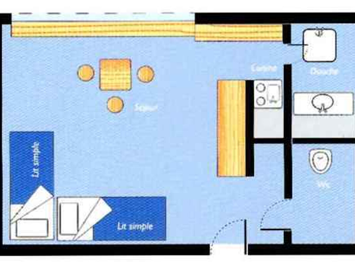 Studio 13m² 8ème étage, Arc 1800, animaux ok - Photo 10