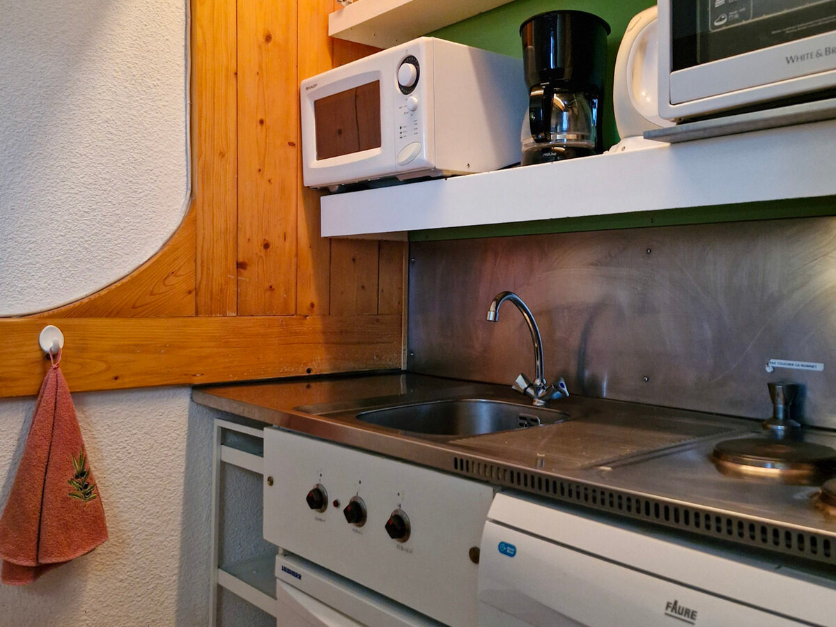 Studio skis aux pieds, 5 pers., 13e étage, animaux admis - Photo 6