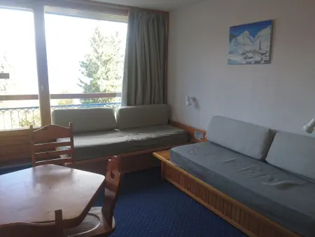 Location appartement à Les Arcs 1800, Studio skis aux pieds, 5 pers., animaux admis, proche commerces à Arc 1800