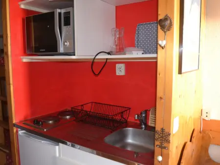 Studio 19m² aux Arcs 1800, balcon, jusqu'à 3 pers : photo 5