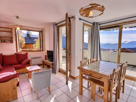 Location appartement à Peisey Vallandry, Appartement 3 pièces à Vallandry, terrasse sud-ouest, animaux acceptés