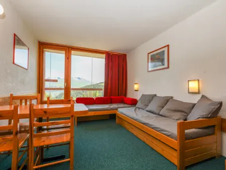 Location appartement à Les Arcs 1800, Studio skis aux pieds, 5 pers, animaux admis, Arc 1800