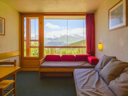 Studio 29m² skis aux pieds, 5 pers, vue Mont-Blanc : photo 2