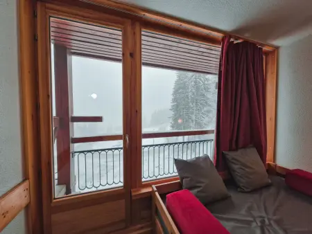 Studio 29m² skis aux pieds, 5 pers, vue Mont-Blanc : photo 3