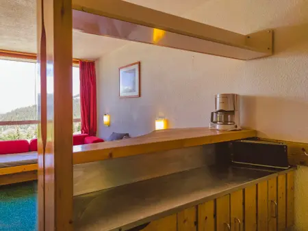 Studio 29m² skis aux pieds, 5 pers, vue Mont-Blanc : photo 7