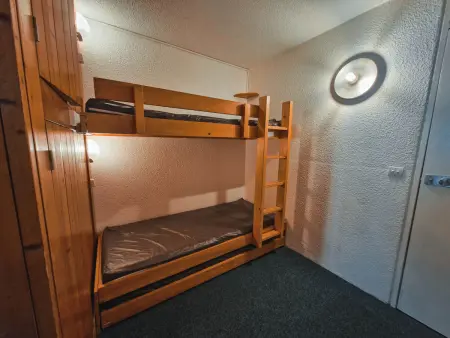 Studio 29m² skis aux pieds, 5 pers, vue Mont-Blanc : photo 8