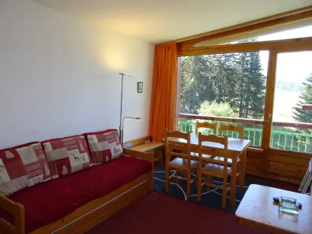 Studio 5 pers skis aux pieds, balcon sud-ouest, Arc 1800 : photo 9