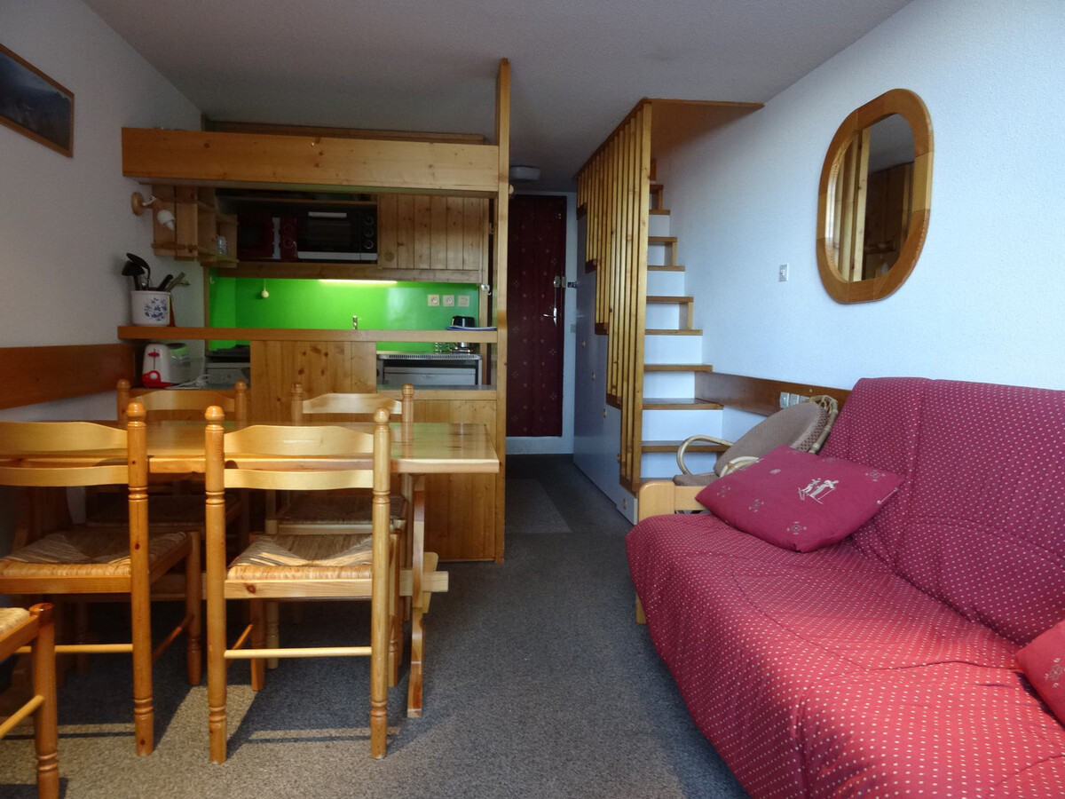 Duplex 6 pers. skis aux pieds, balcon Sud-Ouest aux Arcs - Photo 1