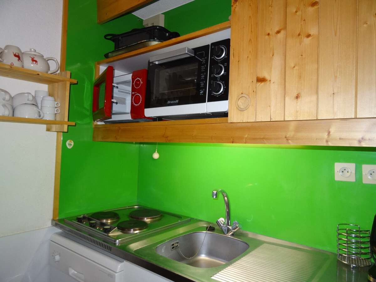 Duplex 6 pers. skis aux pieds, balcon Sud-Ouest aux Arcs - Photo 10