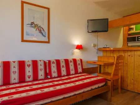 Studio skis aux pieds, 5 pers., balcon, animaux acceptés : photo 2