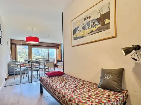 Appartement 6 pers, balcon Sud, vue domaine skiable : photo 13