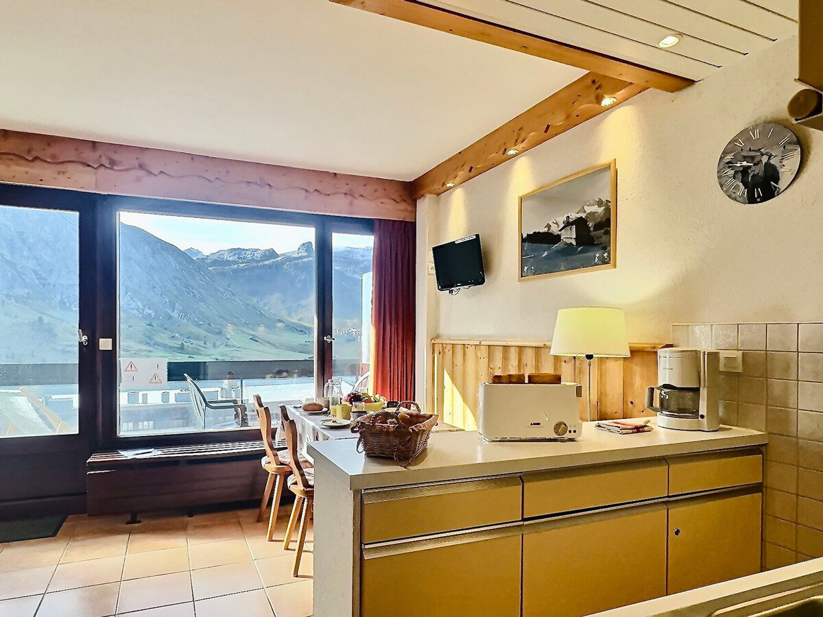 Studio 30m² Tignes, balcon sud, pied des pistes - Photo 6