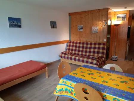 Studio 34m² aux Arcs 1600, vue pistes, ski aux pieds : photo 2