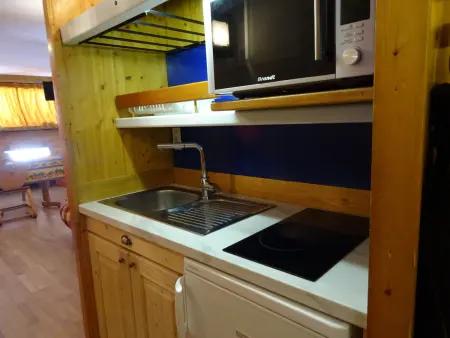 Studio 34m² aux Arcs 1600, vue pistes, ski aux pieds : photo 5