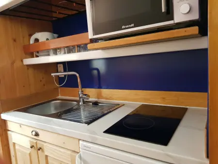 Studio 34m² aux Arcs 1600, vue pistes, ski aux pieds : photo 6