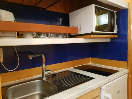 Studio 34m² aux Arcs 1600, vue pistes, ski aux pieds : photo 9