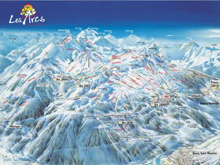 Studio 34m² aux Arcs 1600, vue pistes, ski aux pieds : photo 14