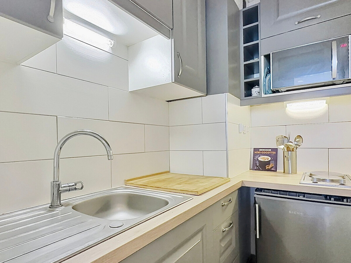 Studio 4 pers Tignes, balcon Sud, pied des pistes - Photo 6