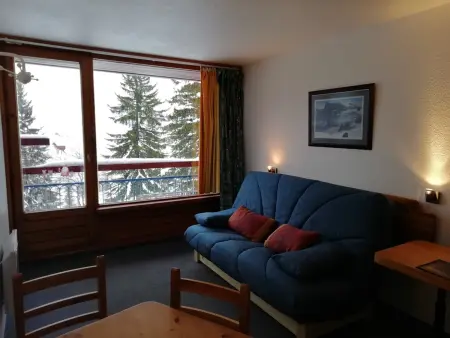Studio 29m² skis aux pieds, balcon, 5 pers. aux Arcs : photo 2