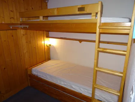 Studio 29m² skis aux pieds, balcon, 5 pers. aux Arcs : photo 5