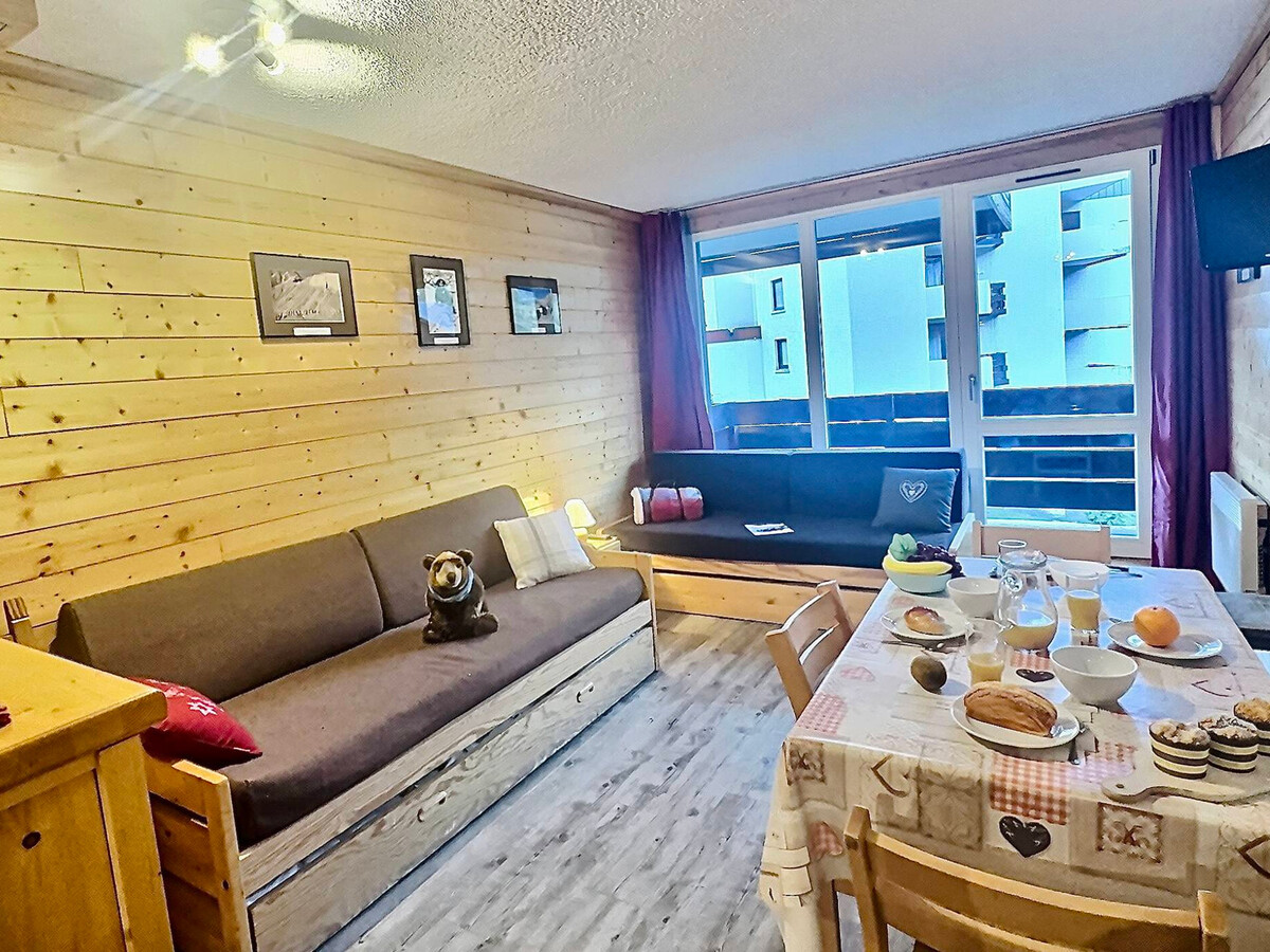 Studio 28m² balcon sud au pied des pistes à Tignes - Photo 4