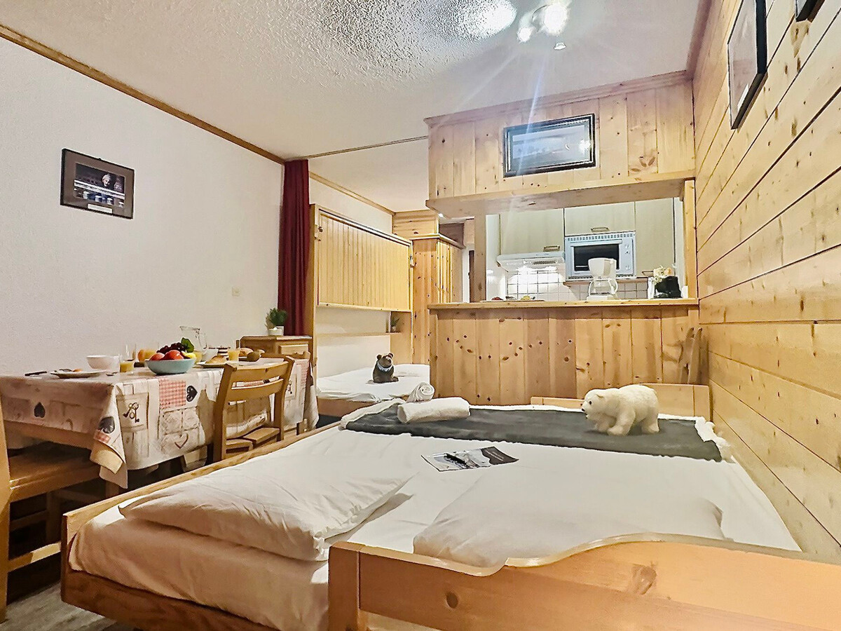 Studio 28m² balcon sud au pied des pistes à Tignes - Photo 13