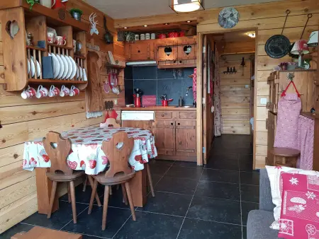 Studio 21m² vue Mont Blanc, Arc 1600, 3 pers. : photo 7