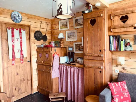 Studio 21m² vue Mont Blanc, Arc 1600, 3 pers. : photo 11