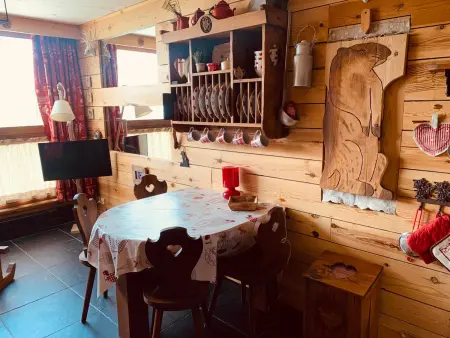 Studio 21m² vue Mont Blanc, Arc 1600, 3 pers. : photo 12
