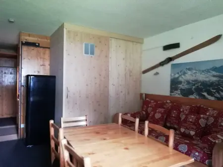 Location appartement à Les Arcs 1600, Studio 3 personnes, Arc 1600, accès direct aux pistes avec WiFi