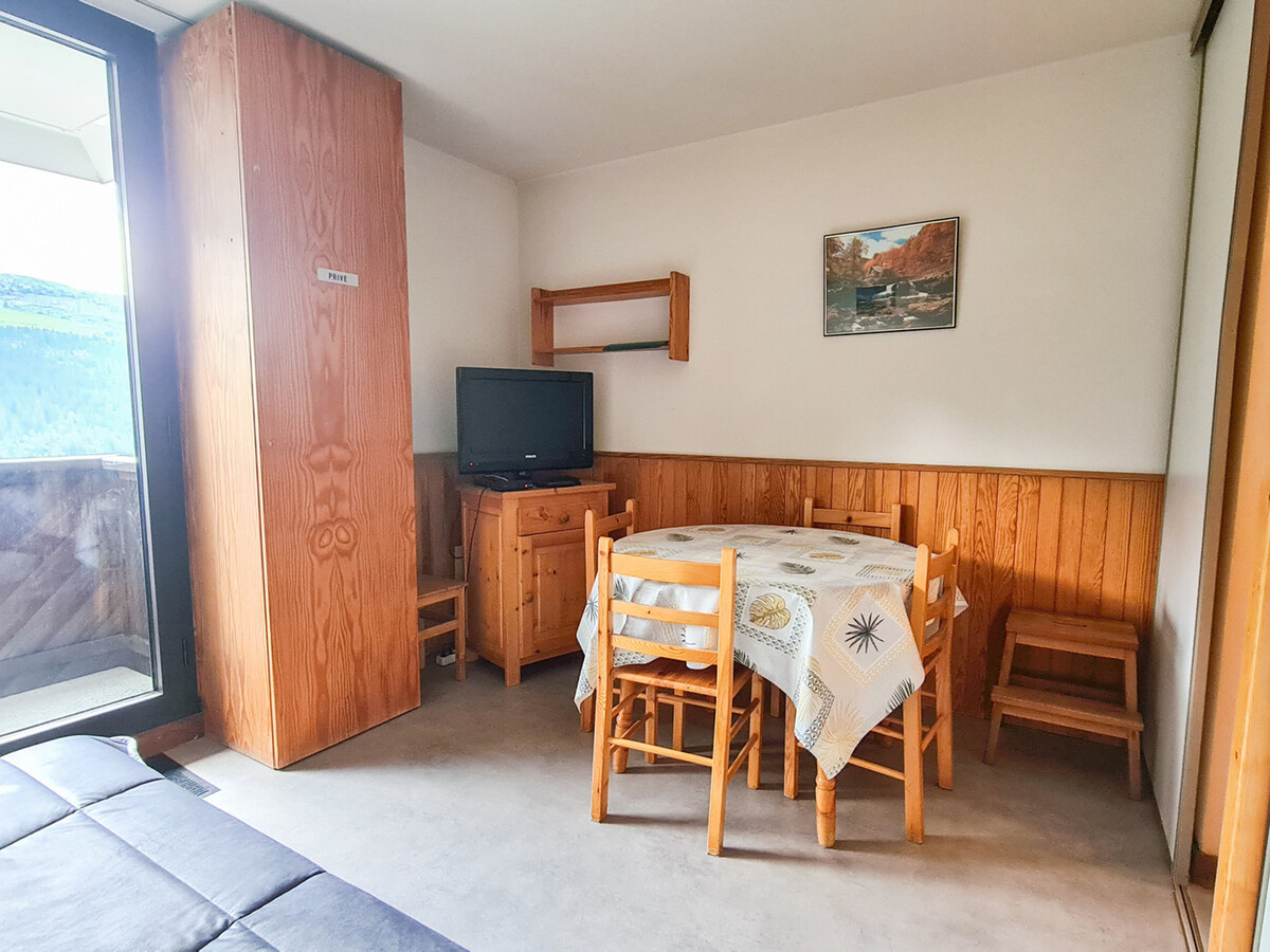 Studio cabine 27 m² balcon sud à Flaine, 4 personnes - Photo 3