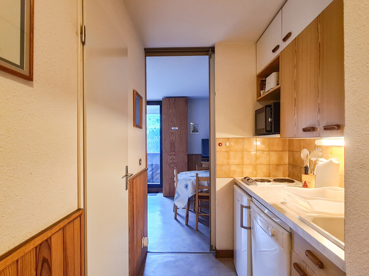 Studio cabine 27 m² balcon sud à Flaine, 4 personnes - Photo 7