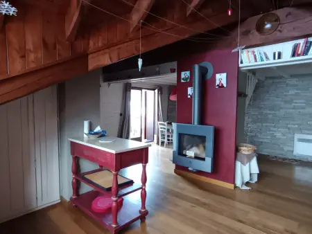 Duplex de standing avec vue montagne, pistes à 100 m, Montgenèvre : photo 4