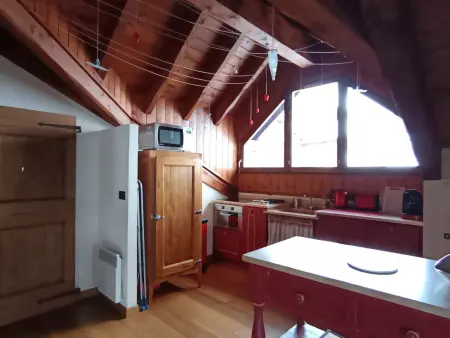 Duplex de standing avec vue montagne, pistes à 100 m, Montgenèvre : photo 8
