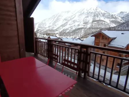Duplex de standing avec vue montagne, pistes à 100 m, Montgenèvre : photo 10