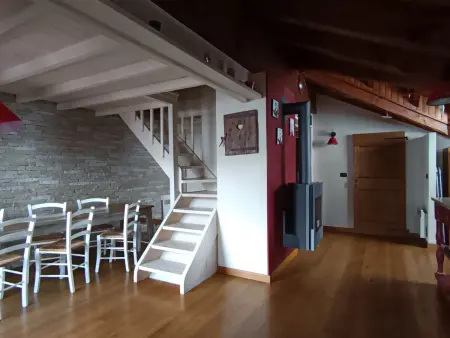 Duplex de standing avec vue montagne, pistes à 100 m, Montgenèvre : photo 12