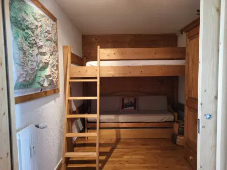 Appartement 2 pièces Tignes, balcon sud-ouest, vue piste : photo 6