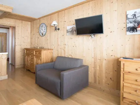 Studio Sud-Ouest avec balcon et vue montagne à Tignes : photo 2