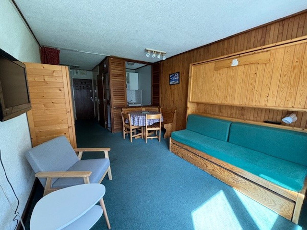 Studio 25 m² balcon sud/ouest, vue pistes à Tignes - Photo 2