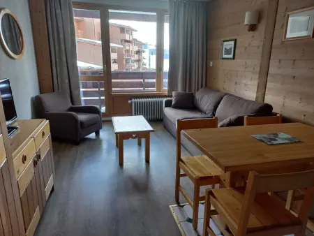 Location appartement à Tignes, Studio avec balcon et wifi à 500m des pistes
