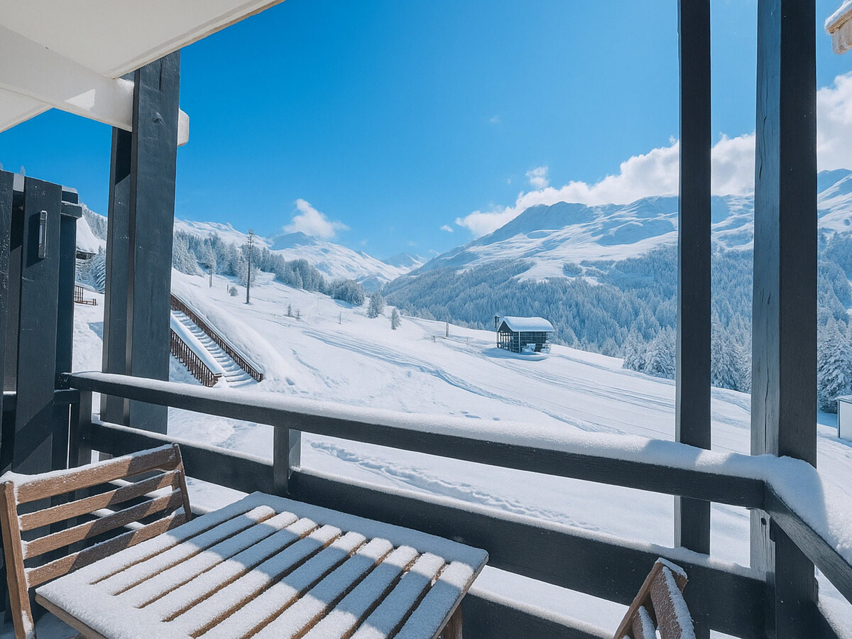 Studio cabine 4 pers. aux Menuires, accès direct pistes - Photo 12