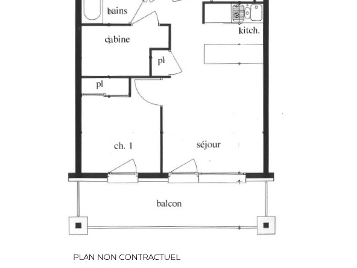 Appartement 4 pers. aux pieds des pistes, animaux OK - Photo 16