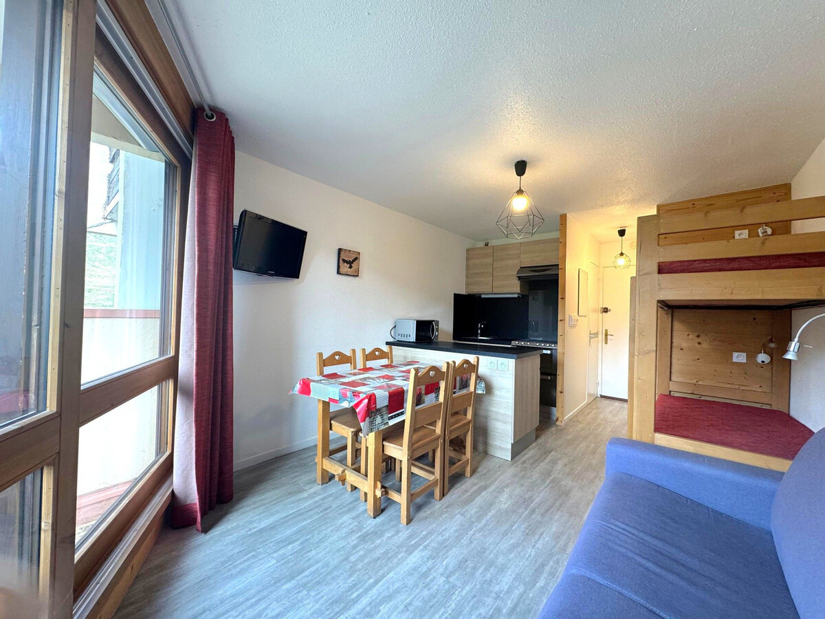 Studio 19m² balcon Sud, 9ème étage aux Menuires - Photo 1