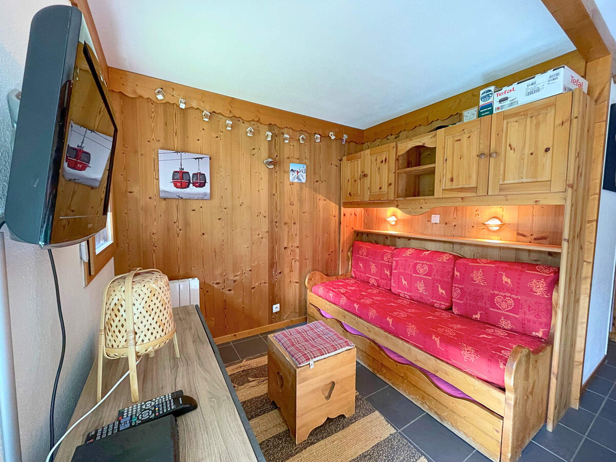 Studio rénové 4 pers aux Menuires, accès direct pistes - Photo 2