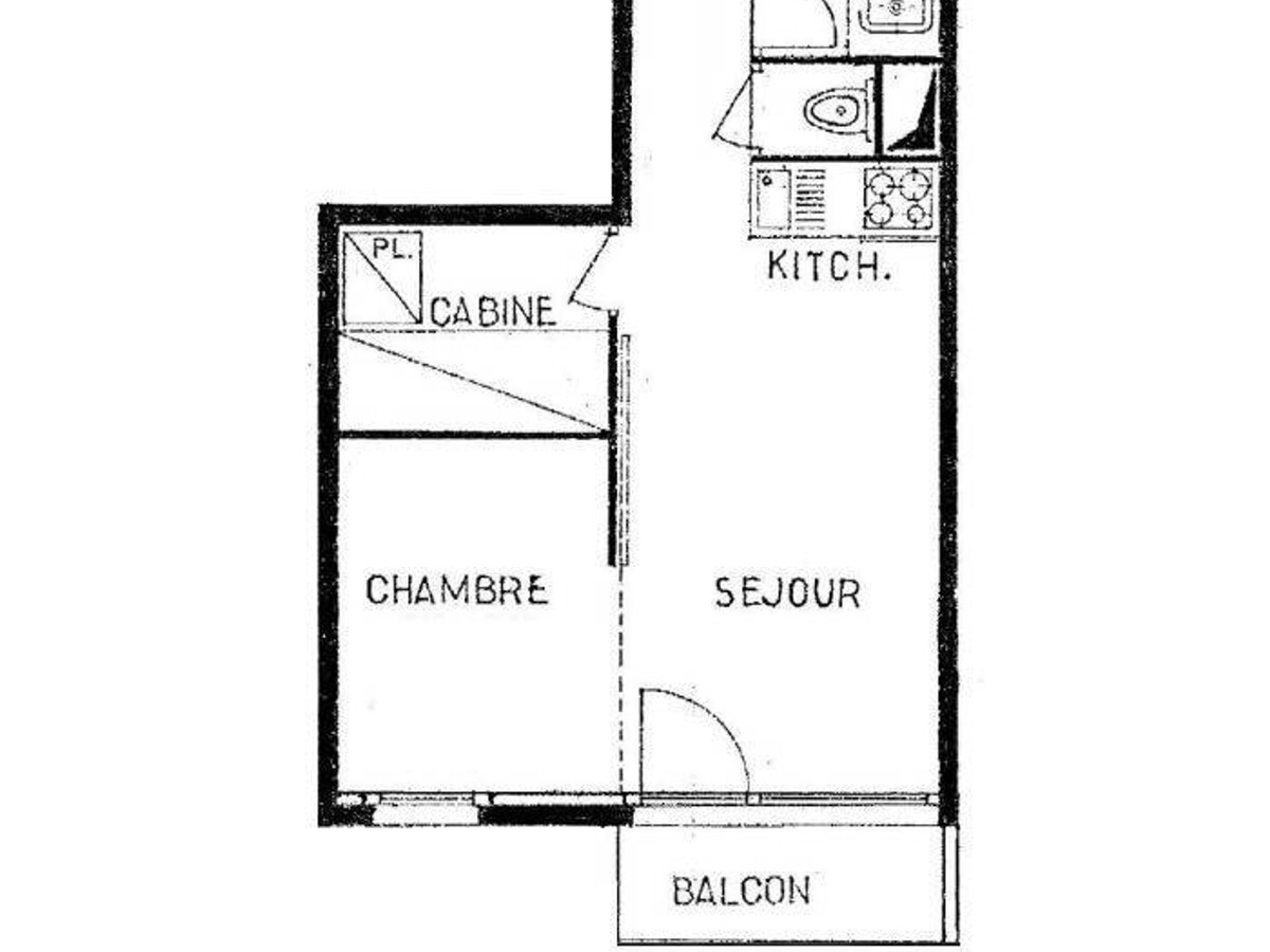 Studio rénové 4 pers aux Menuires, accès direct pistes - Photo 14