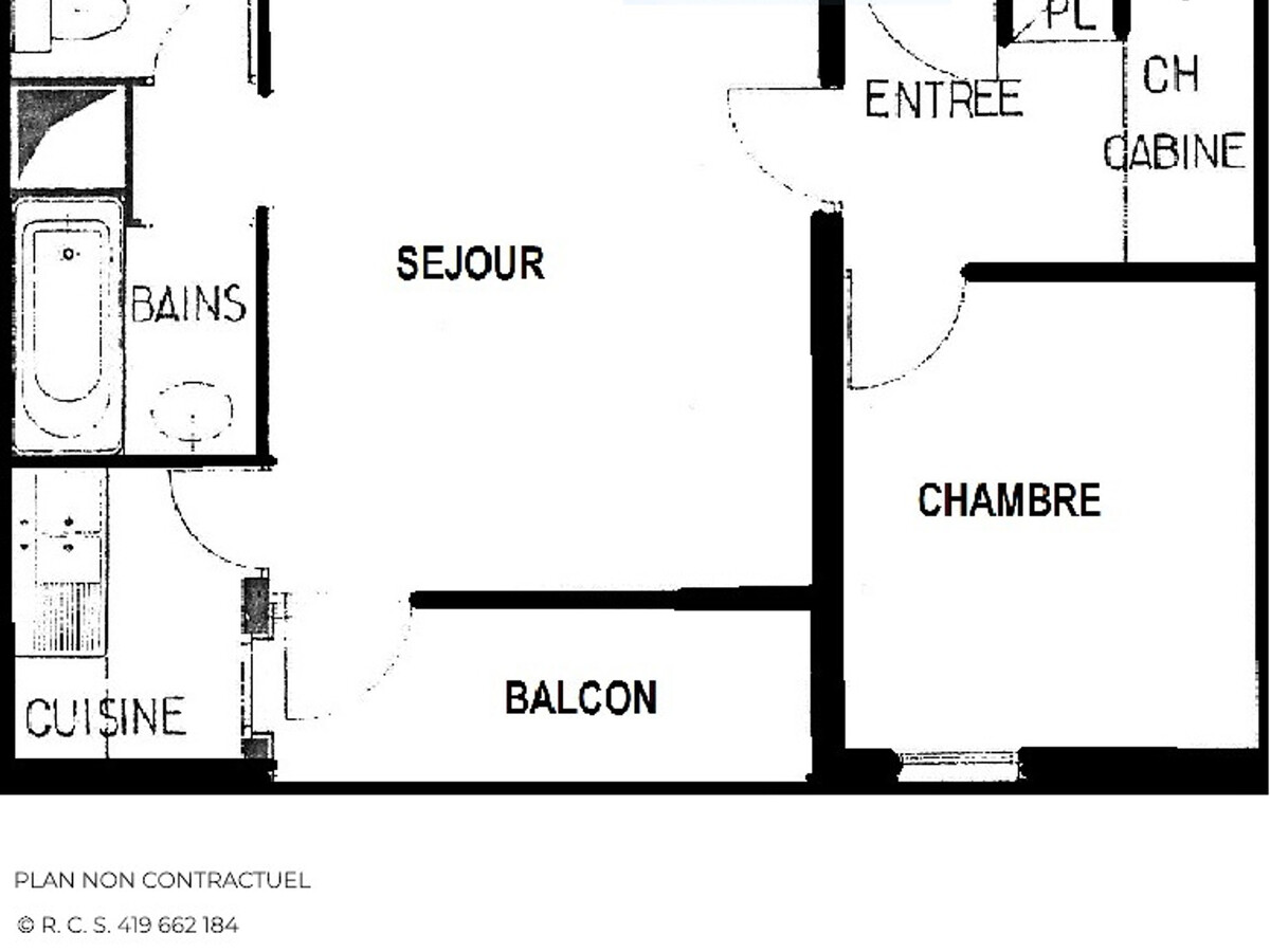 Appartement 4 pers aux Ménuires, casier à skis - Photo 9