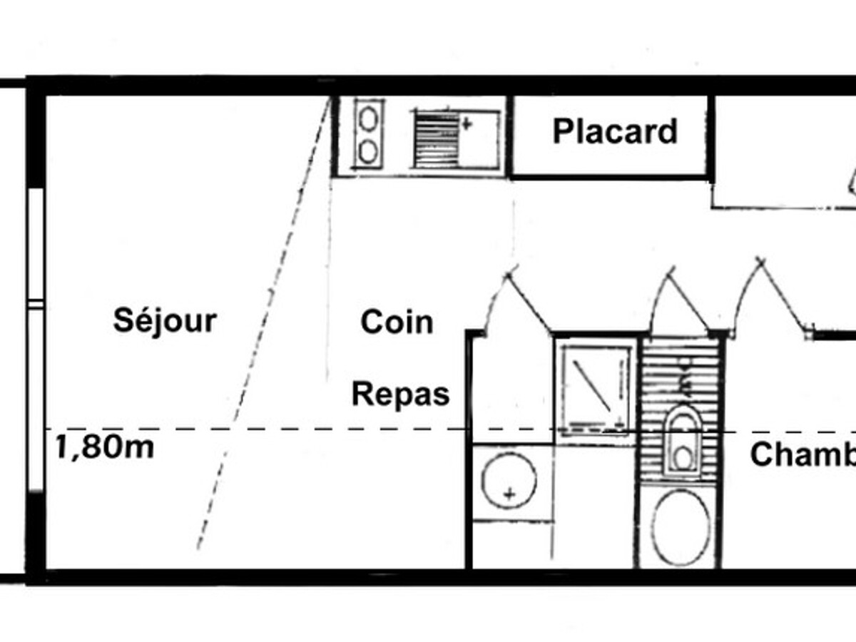 Appartement 2 pièces cabine aux Saisies, vue pistes - Photo 4