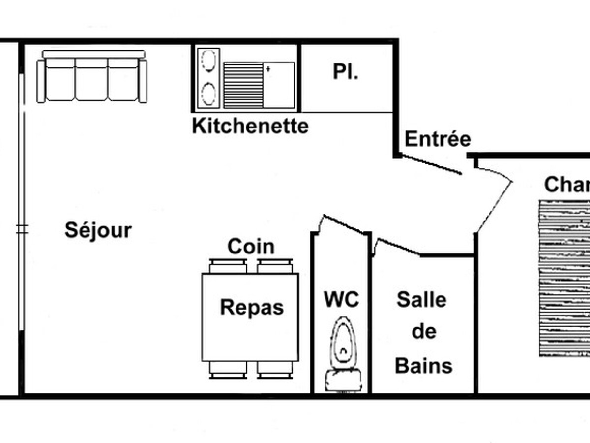 Appartement 2 pièces avec balcon vue pistes aux Saisies - Photo 4