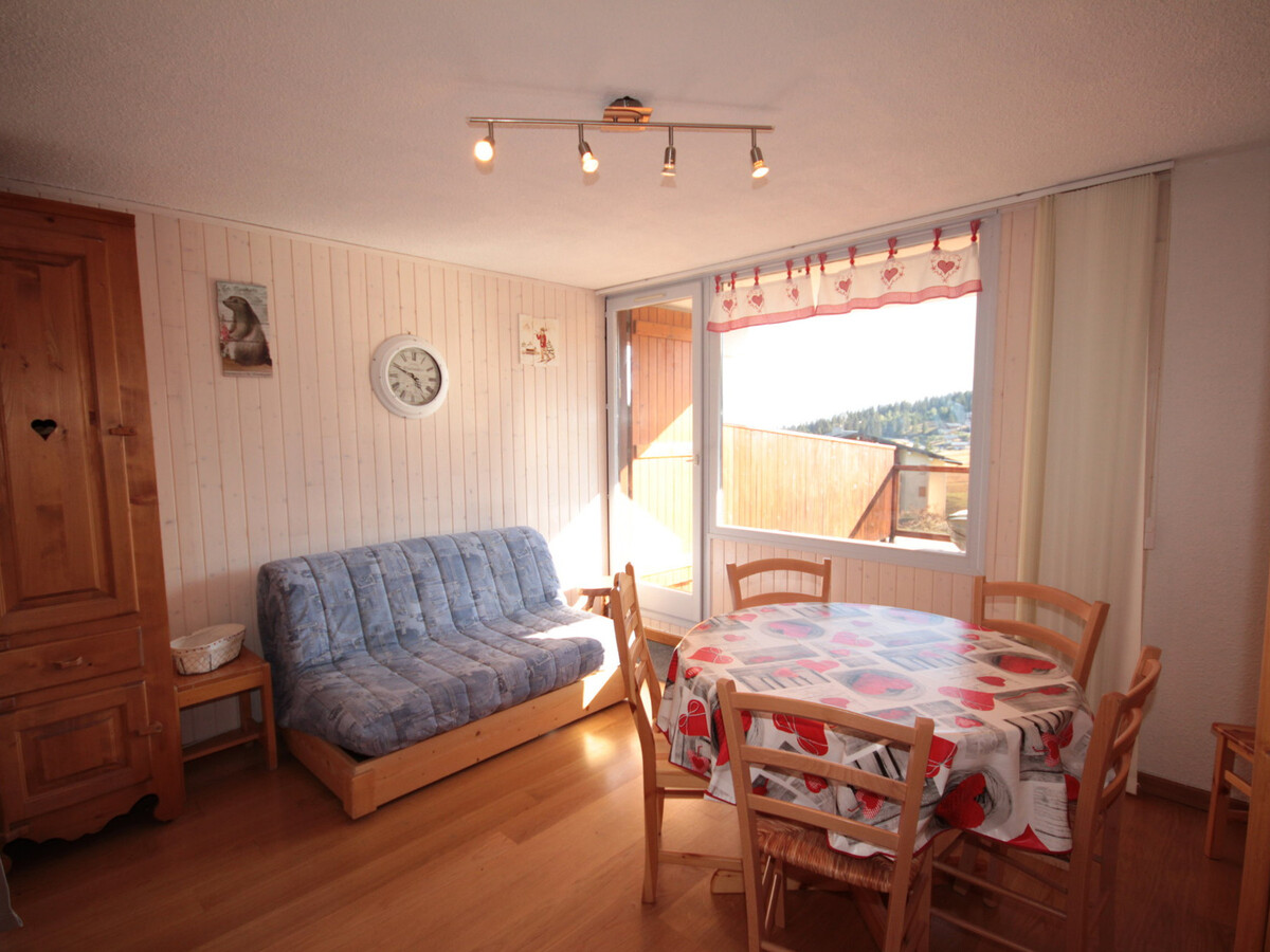 T2 cabine 6 pers aux Saisies, terrasse sud vue pistes - Photo 8